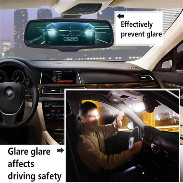 Anti Glare And Blue Light Blocking Car Rear Glass