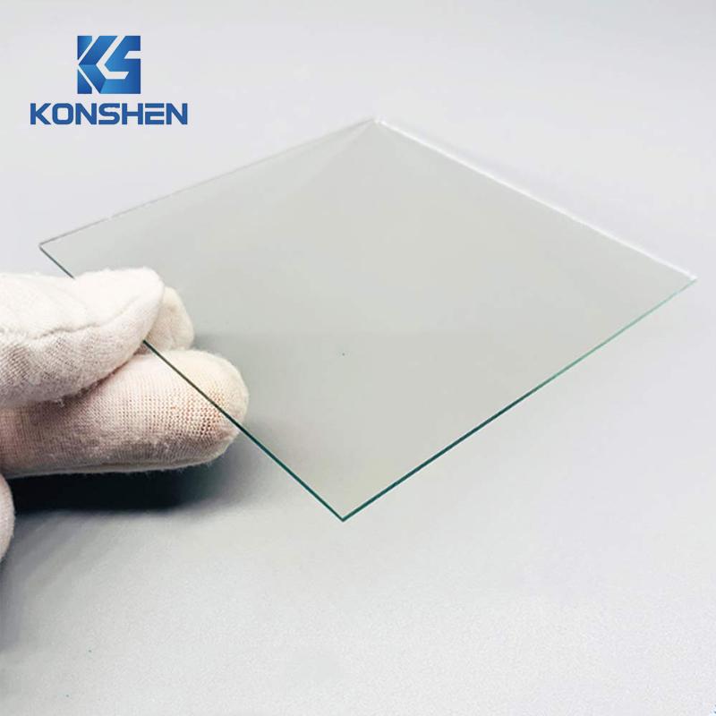 conductive 0.3-1.1-2mm glass Solar cell etching sheet