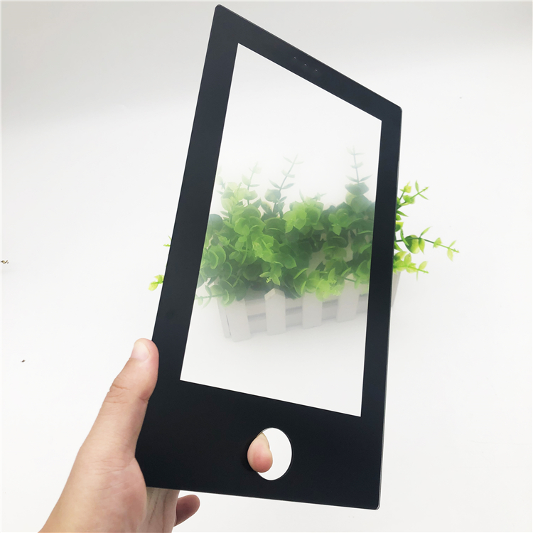 Touch Panel protection Cover Anti Glare Glass with Color Silk Screen Printed