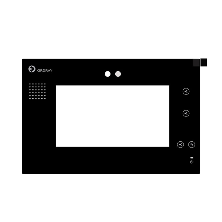 Custom 0.33/0.5/0.8/1.0/1.5/2.0 Touch Anti-fingerprint Silk Screen Printing LCD Screen Display Glass