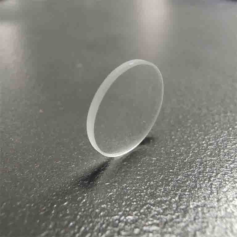 Ultra small 10mm diameter tempered round glass with smooth edge 1mm thickness tempered circular glass