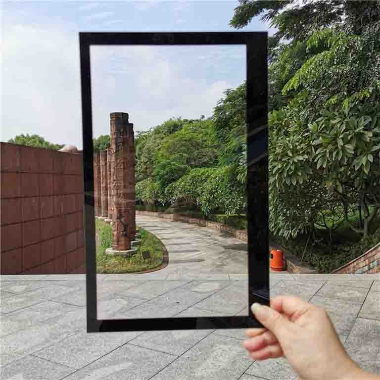 High Transparent Black Frame Printed 2mm Ultra Clear Glass Lcd Display Protection GLass