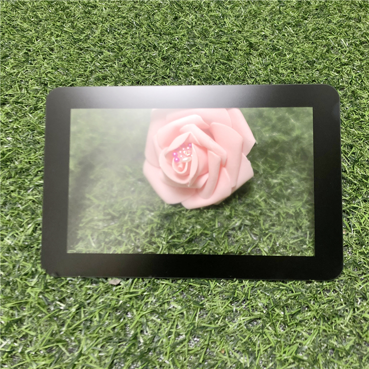 Hot Sale Anti Glare LCD Display Touch Panel Protection Cover Glass with Color Silk Screen Printed
