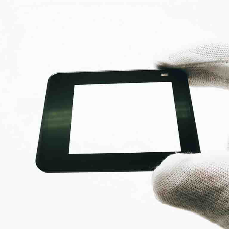 Beveled edge 1mm 2mm 3mm 4mm 5mm silk screen printing green ar coating glass tempered anti reflective