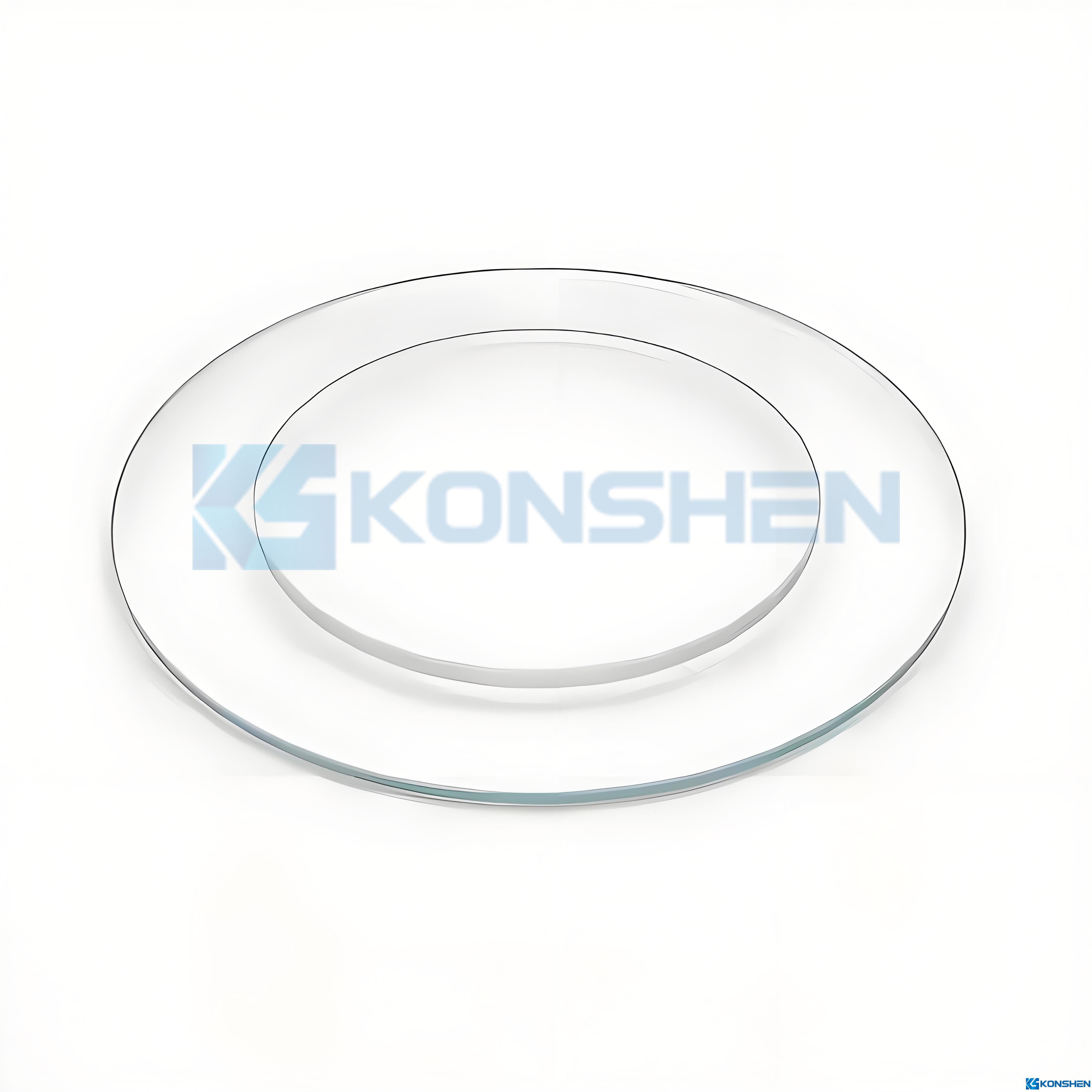 High-Precision 2mm Round Ultra-Clear Tempered Soda Lime Glass