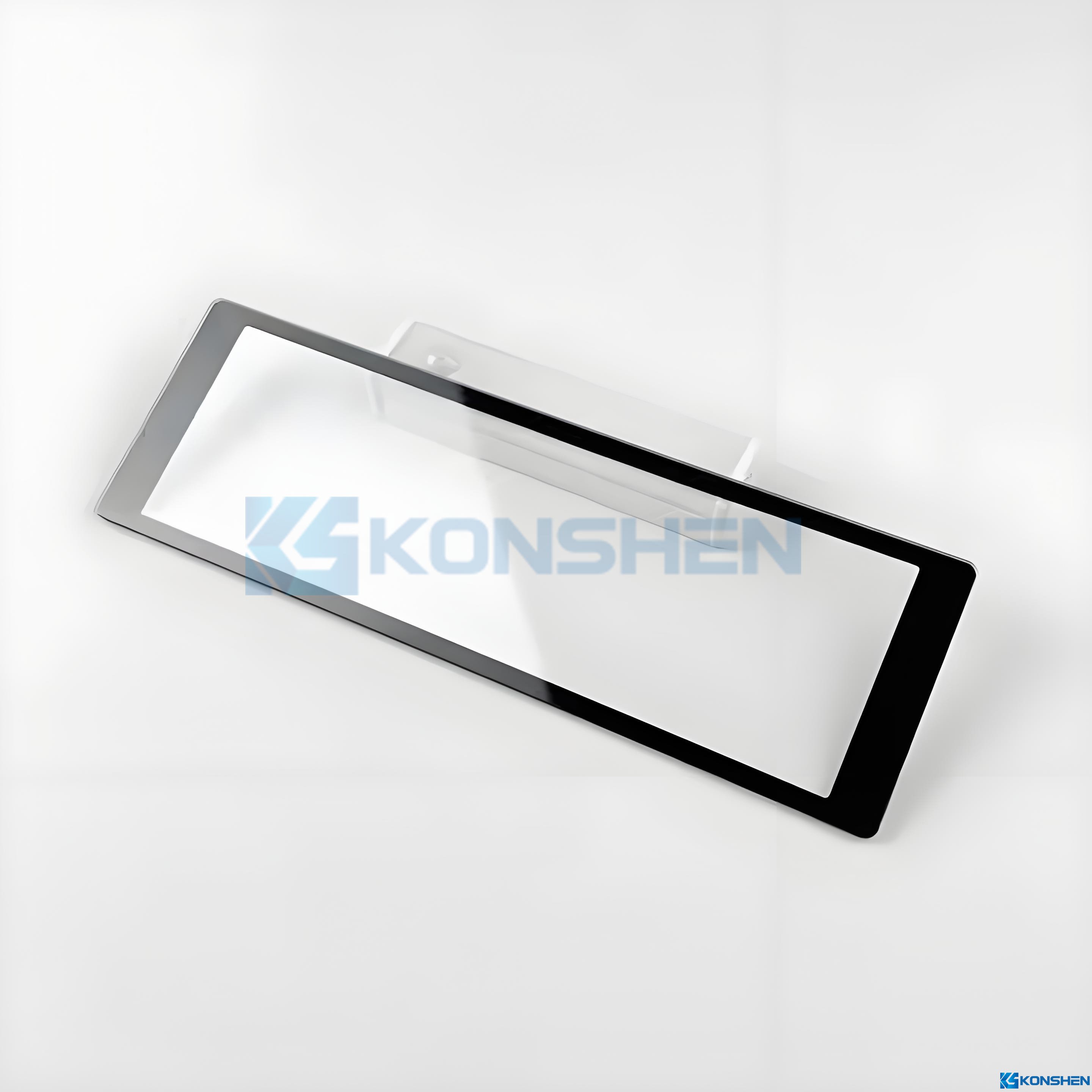 Customized 2mm Tempered Cover Glass with AR and AF Coatings for Touchscreens