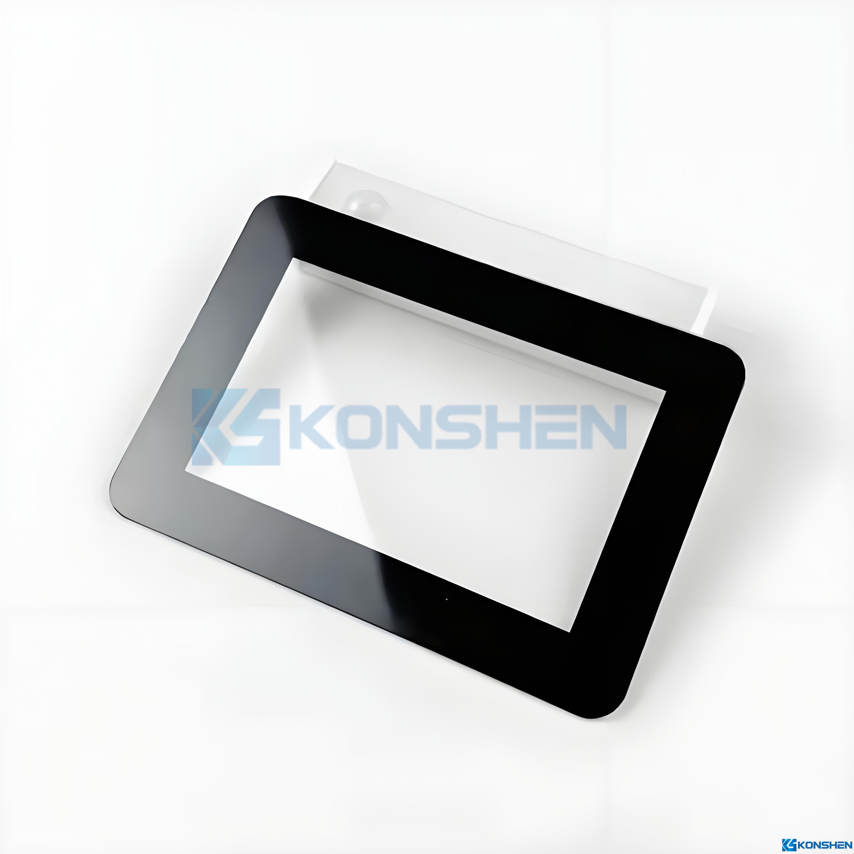 Customized 2mm Tempered Cover Glass with AR and AF Coatings for Touchscreens