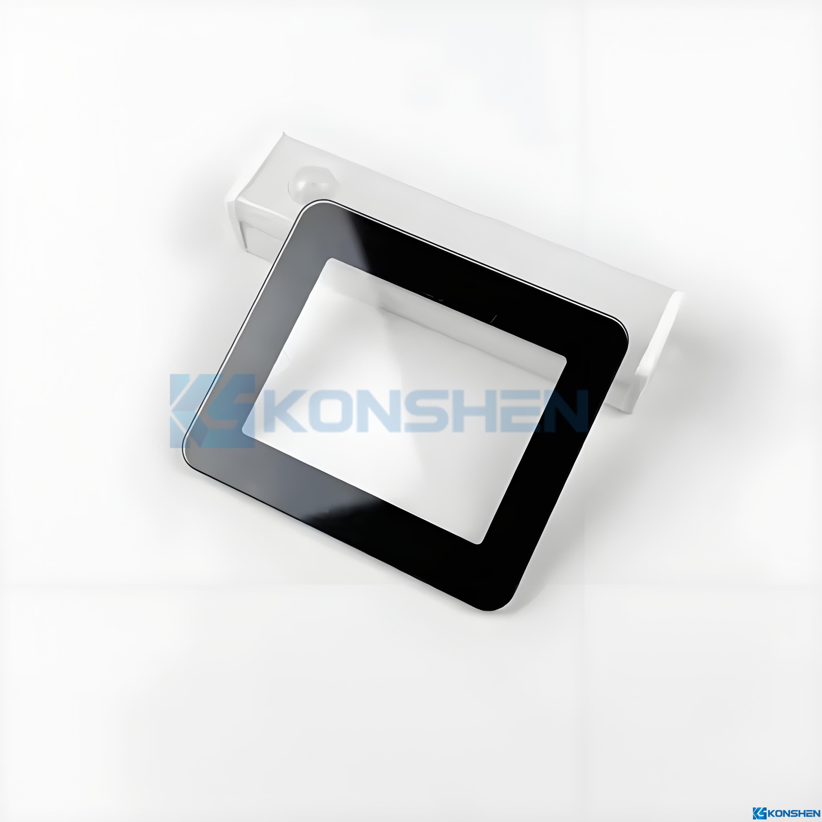 Customized 2mm Tempered Cover Glass with AR and AF Coatings for Touchscreens