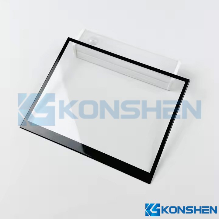 Customized 2mm Tempered Cover Glass with AR and AF Coatings for Touchscreens