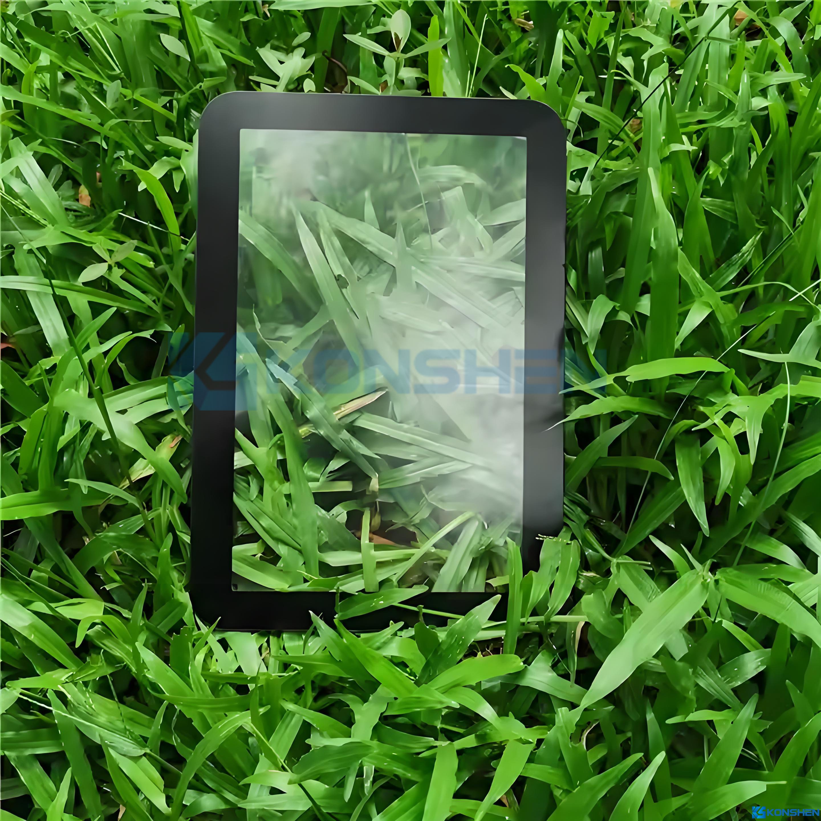 3mm Ultra Clear Frosted Anti-Glare Glass Panel with Black Silkscreen Printing