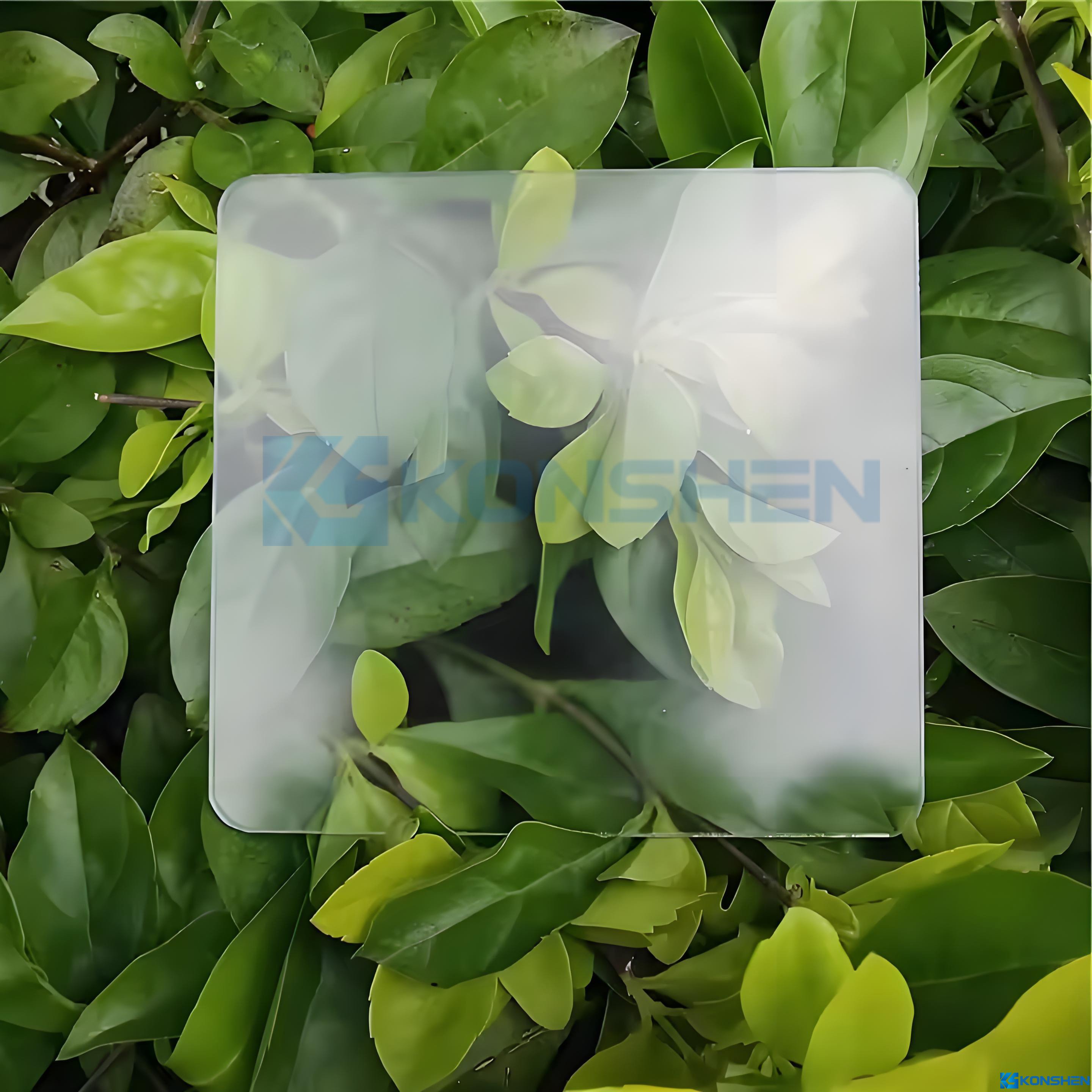 3.2mm Ultra Clear Anti-Glare Cover Glass with Matte Edge and R-Corner Design