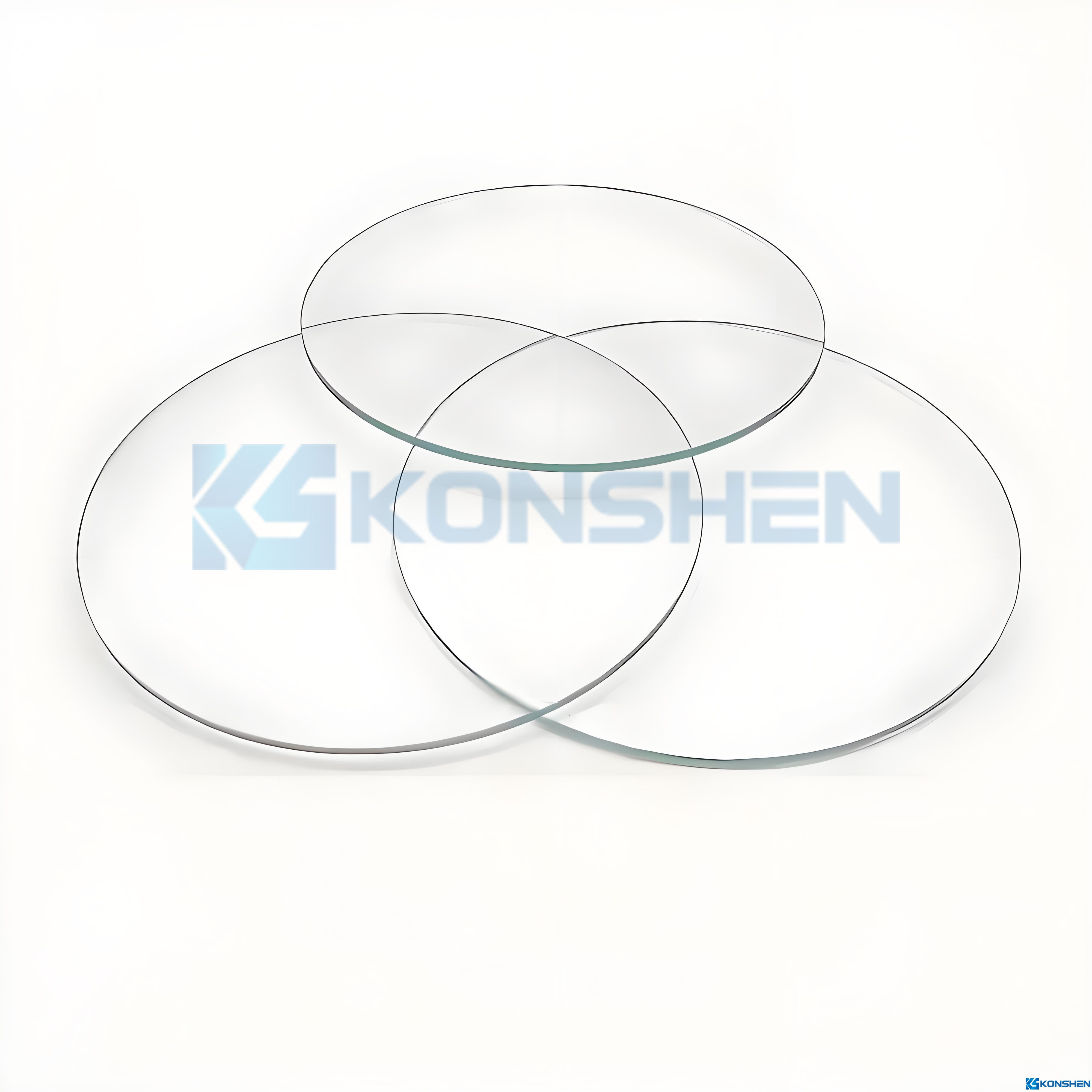 High-Precision 2mm Round Ultra-Clear Tempered Soda Lime Glass