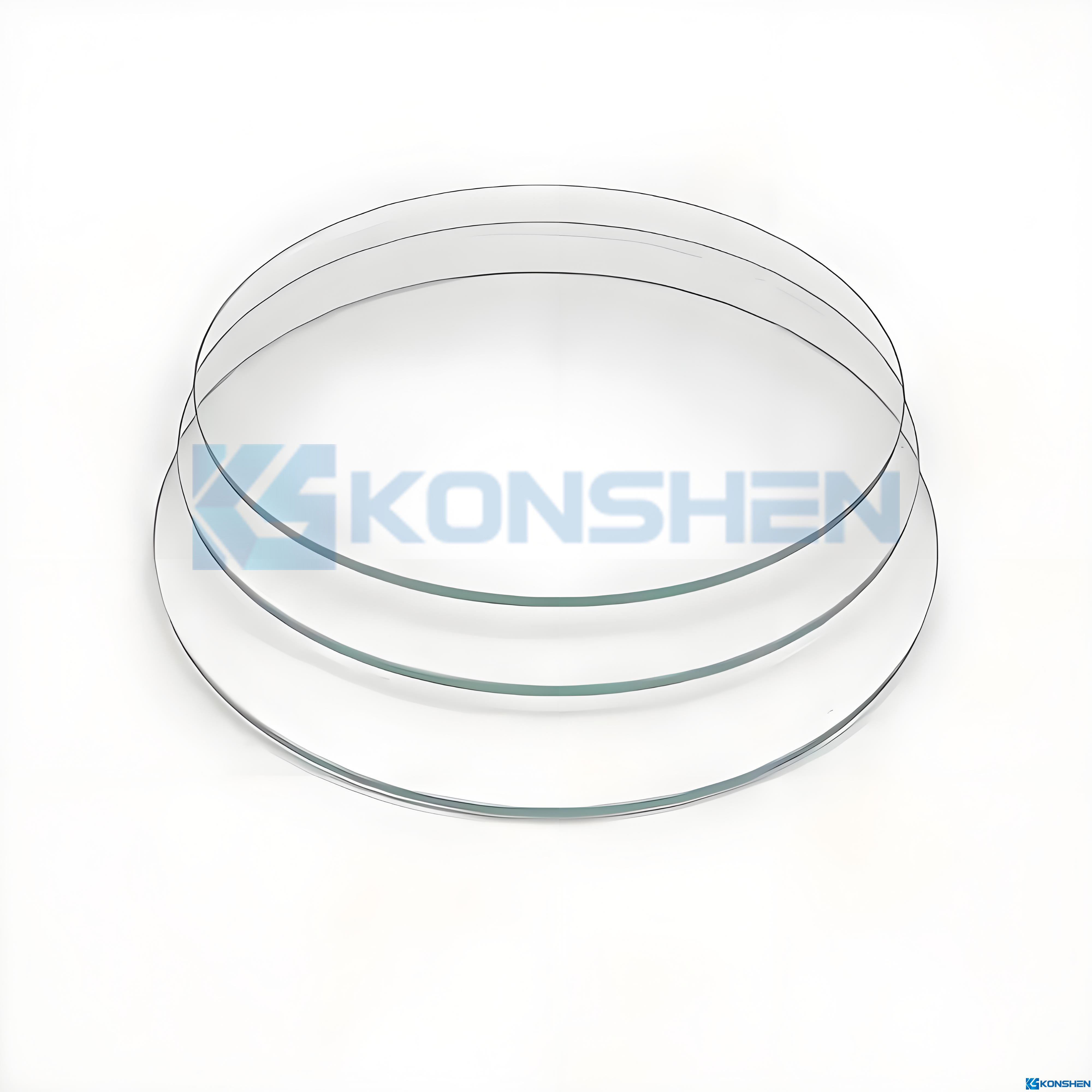 High-Precision 2mm Round Ultra-Clear Tempered Soda Lime Glass