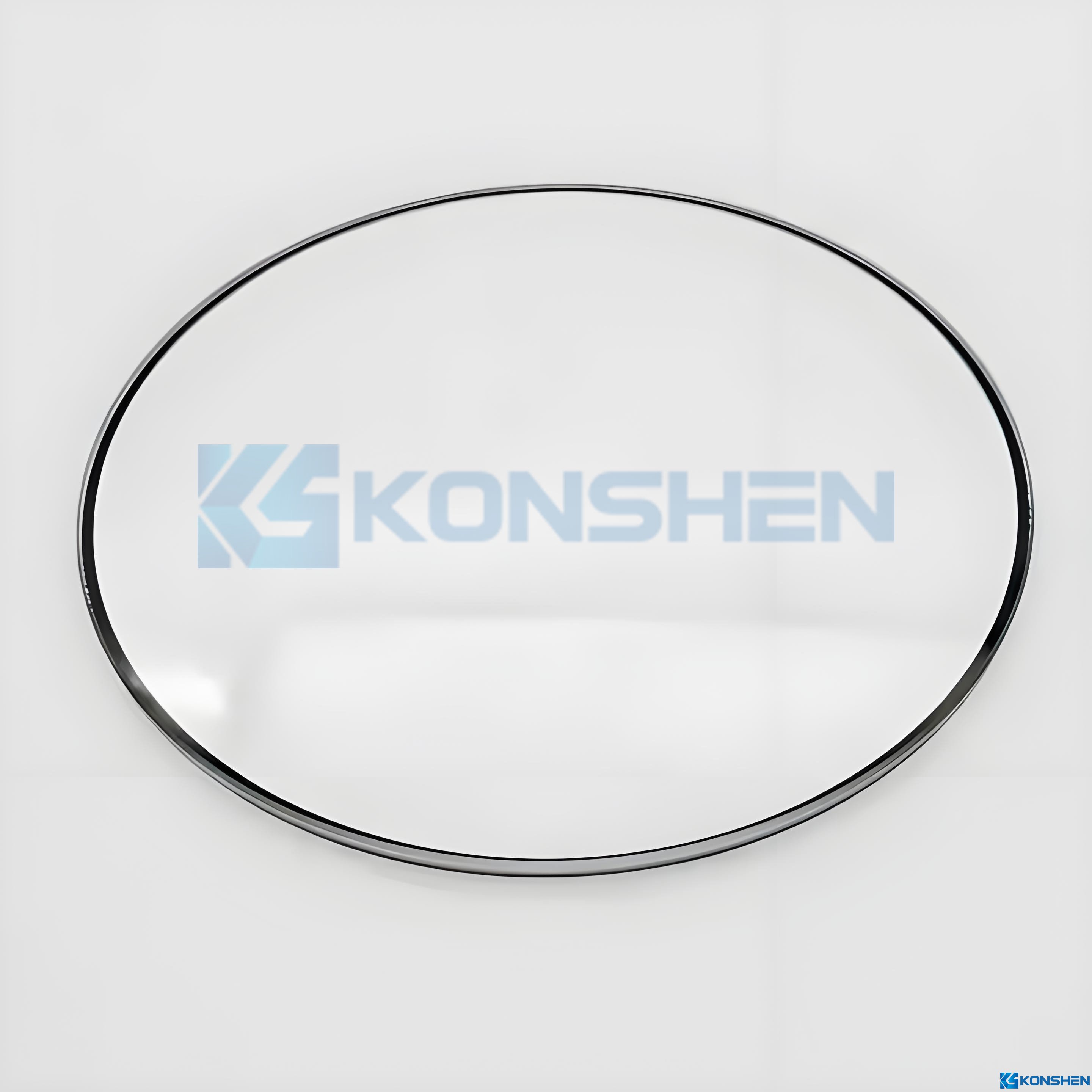 91.5% Transmittance 2mm Round Tempered Mid-Aluminum Cover Glass for LED Lighting