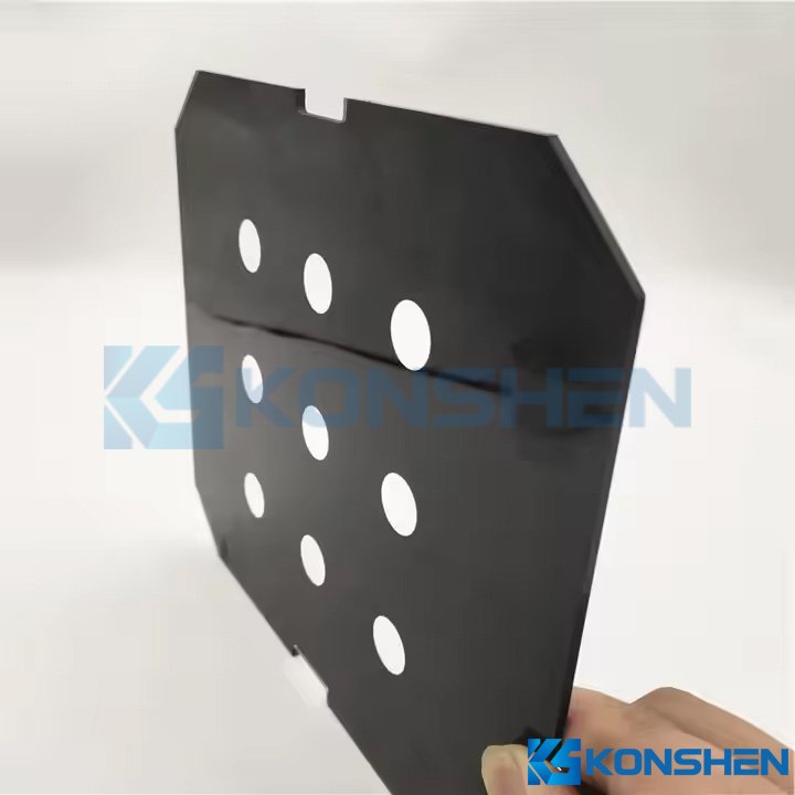 Custom 2mm Irregular Ultra Clear Tempered Lighting Cover Glass with Ceramic screen printing