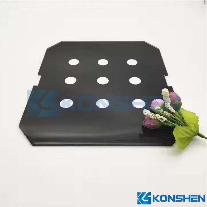 Custom 2mm Irregular Ultra Clear Tempered Lighting Cover Glass with Ceramic screen printing