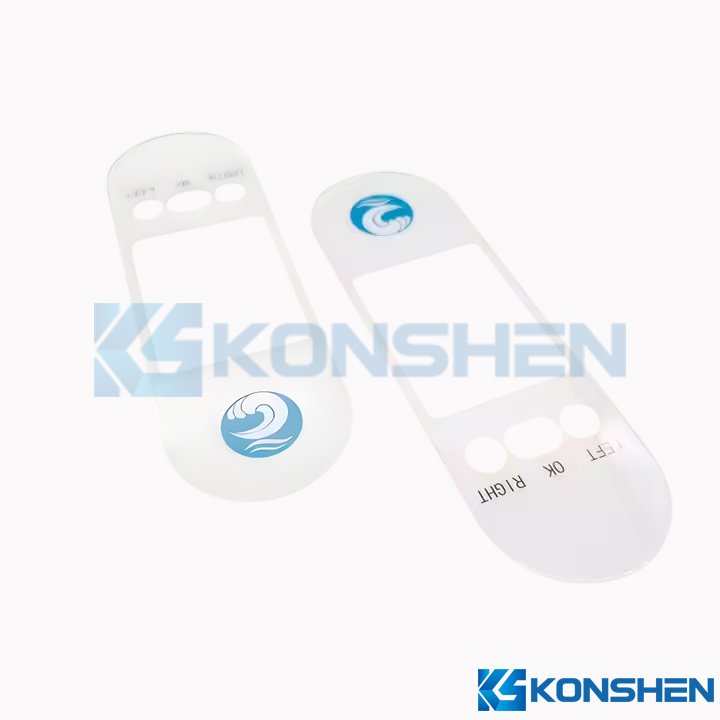 Custom 1.1mm Silk Screen Printed Tempered Glass Elevator Control Panel Cover Glass