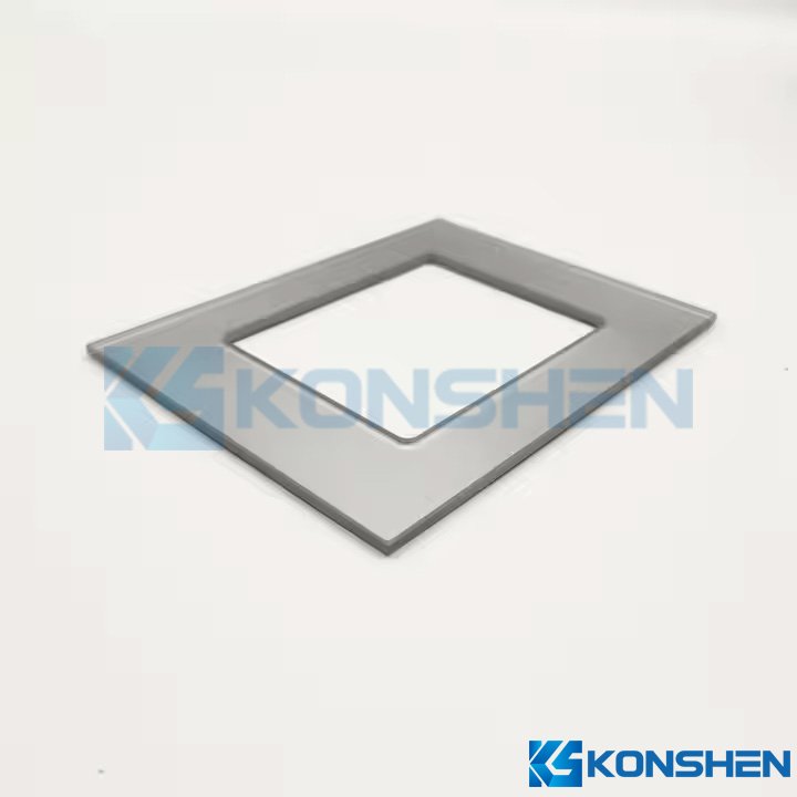 2mm Silver Silk Printed Tempered Socket Glass Panel