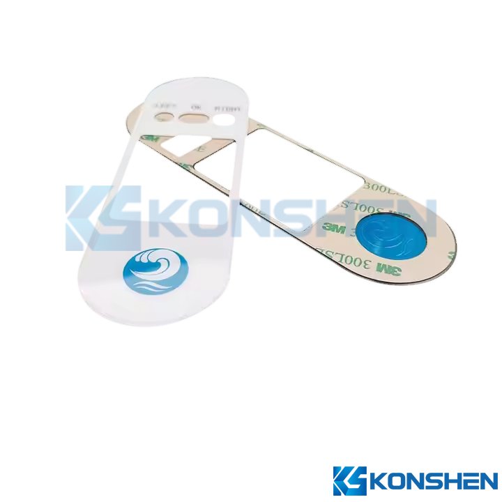 Custom 1.1mm Silk Screen Printed Tempered Glass Elevator Control Panel Cover Glass