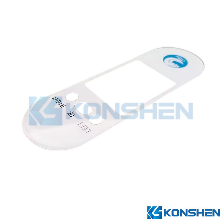 Custom 1.1mm Silk Screen Printed Tempered Glass Elevator Control Panel Cover Glass