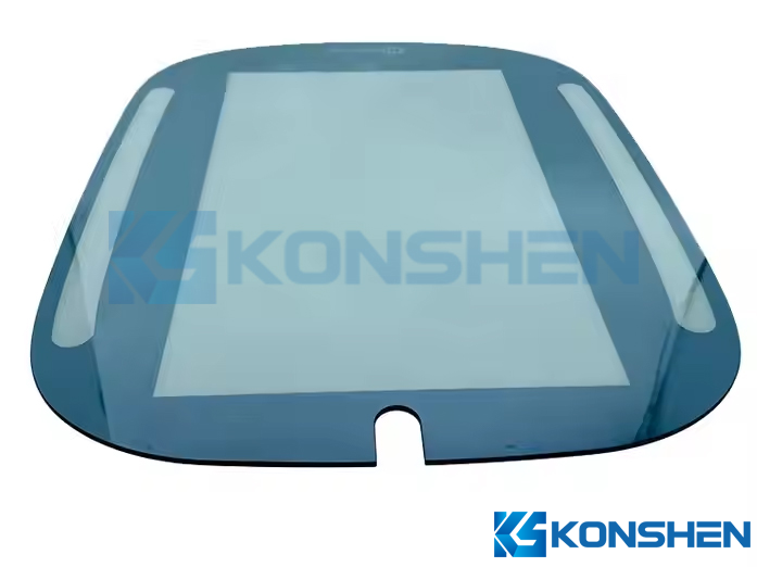 Custom 2mm Mirror Coated Glass Cover Panel for Smart Devices