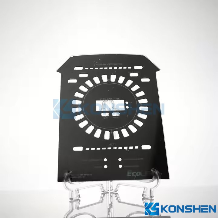 Factory Custom 3mm Tempered Glass Cover with Black Printing & AF Coating