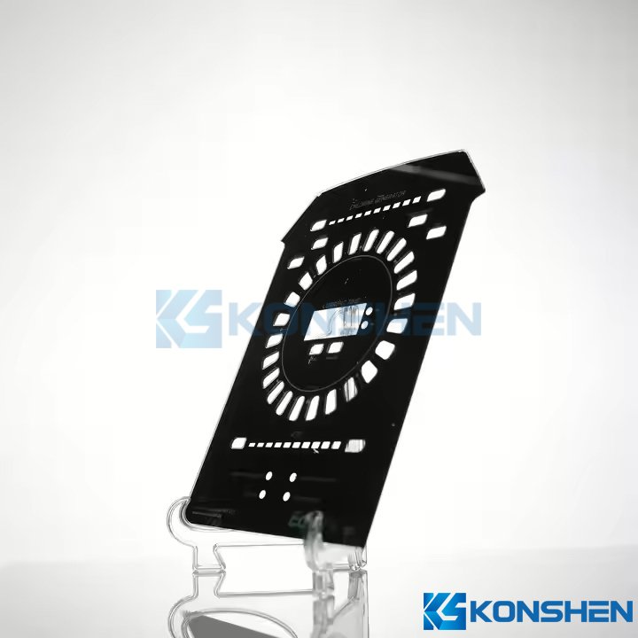 Factory Custom 3mm Tempered Glass Cover with Black Printing & AF Coating
