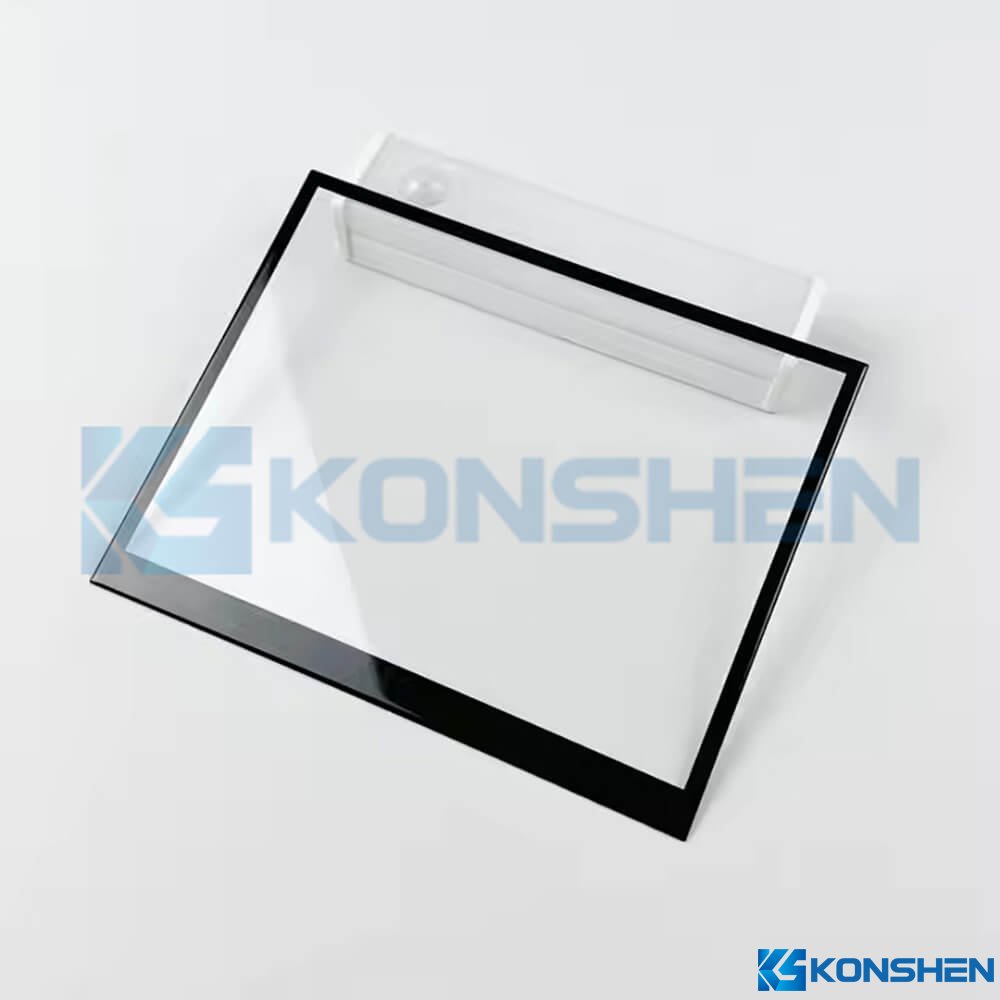 Customized 2mm Tempered Cover Glass with AR and AF Coatings for Touchscreens