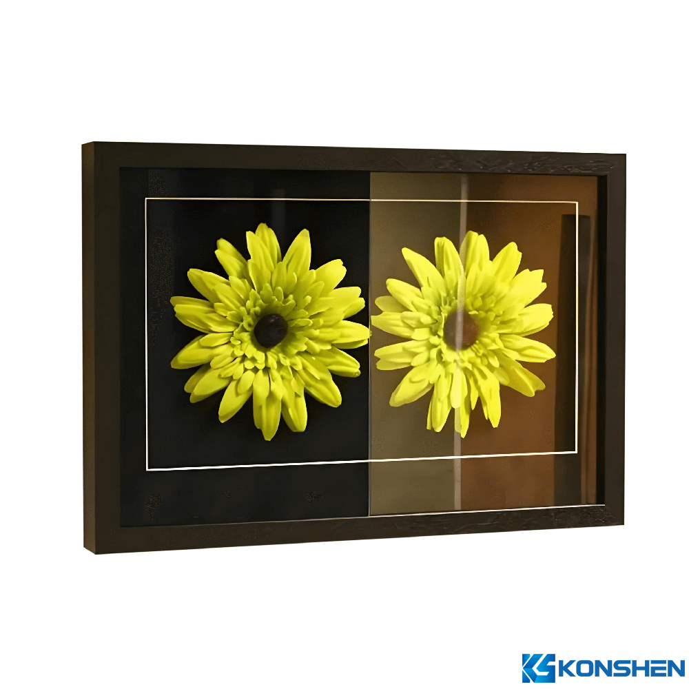 Over 98% Light Transmittance 1.1mm Double-Side Anti-Reflective Coating Low Iron Glass