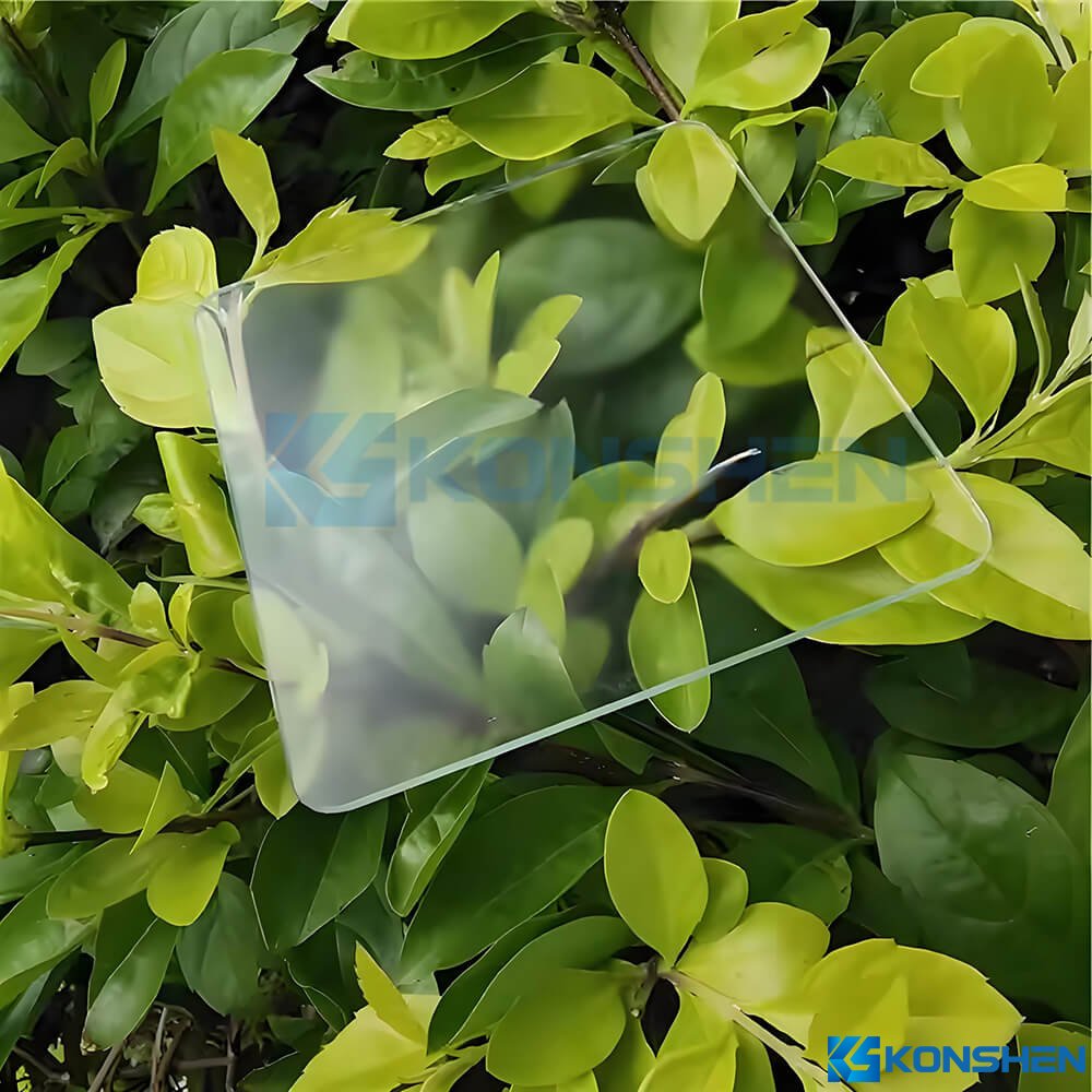 3.2mm Ultra Clear Anti-Glare Cover Glass with Matte Edge and R-Corner Design