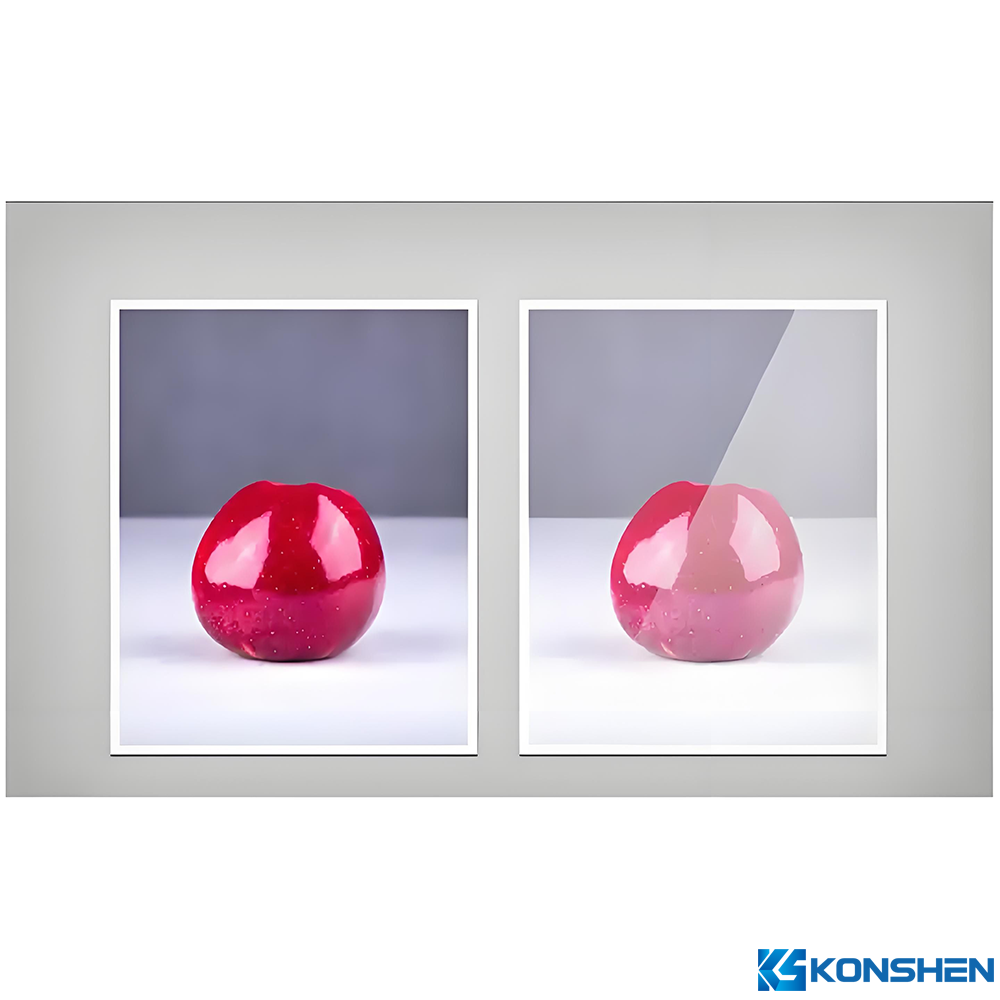 Over 98% Light Transmittance 1.1mm Double-Side Anti-Reflective Coating Low Iron Glass
