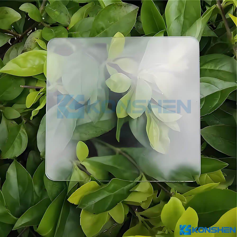 3.2mm Ultra Clear Anti-Glare Cover Glass with Matte Edge and R-Corner Design