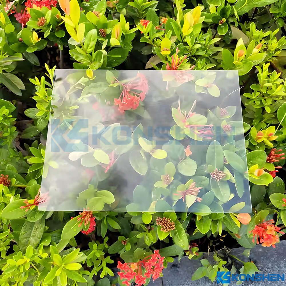 3.2mm Ultra Clear Anti-Glare Cover Glass with Matte Edge and R-Corner Design