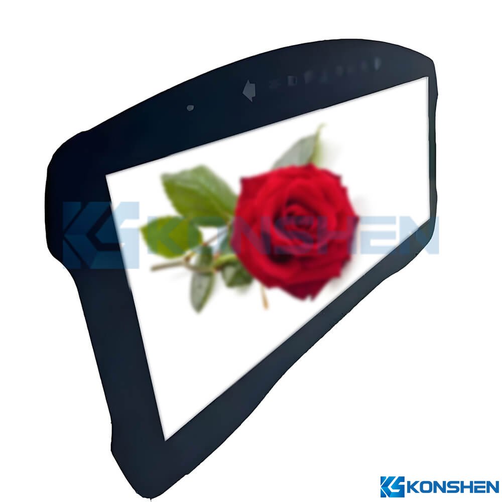 2mm Anti-Glare Automotive Glass Cover Panel for Vehicle Displays