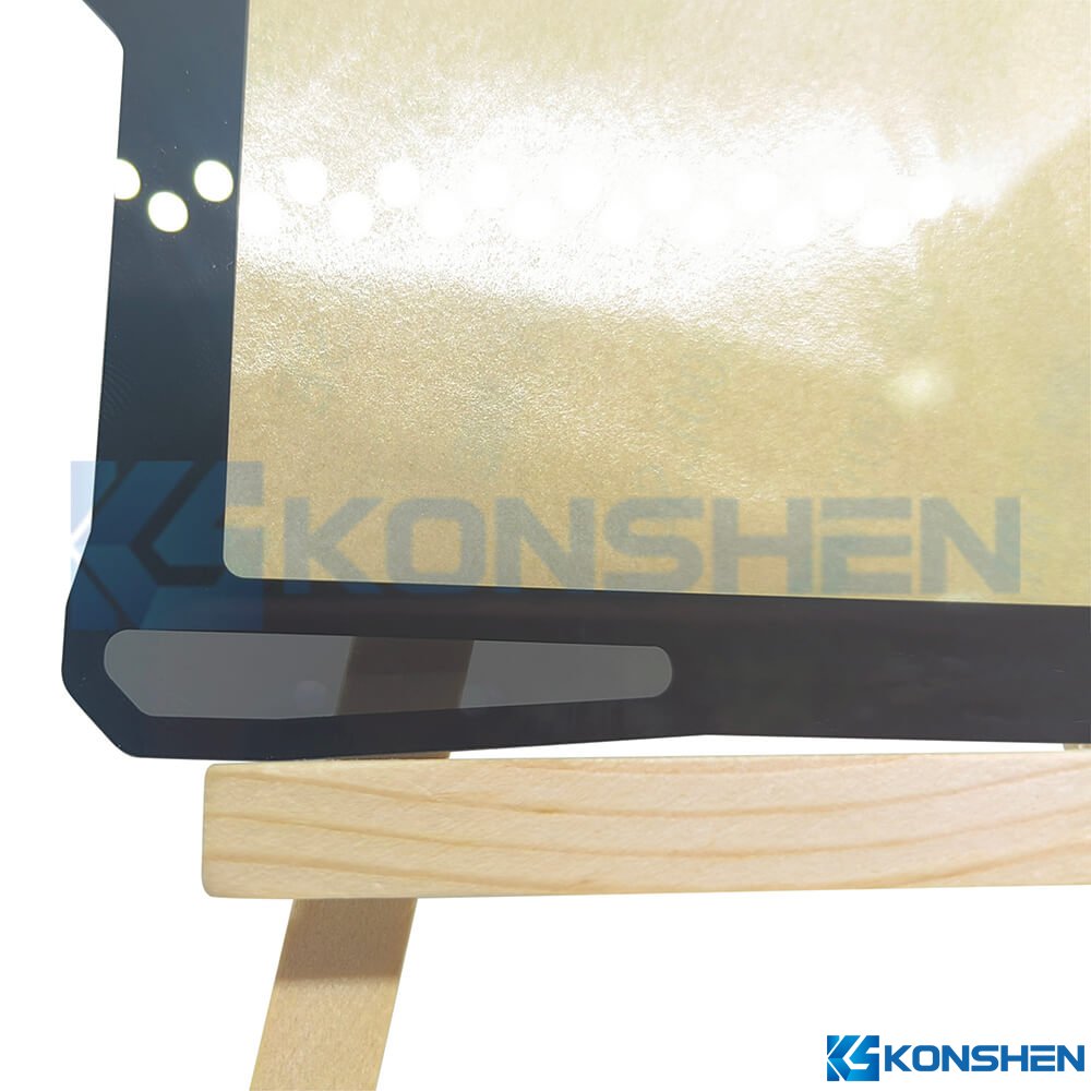 Custom 0.33mm Ultra Thin Chemically Strengthened Cover Glass Panel