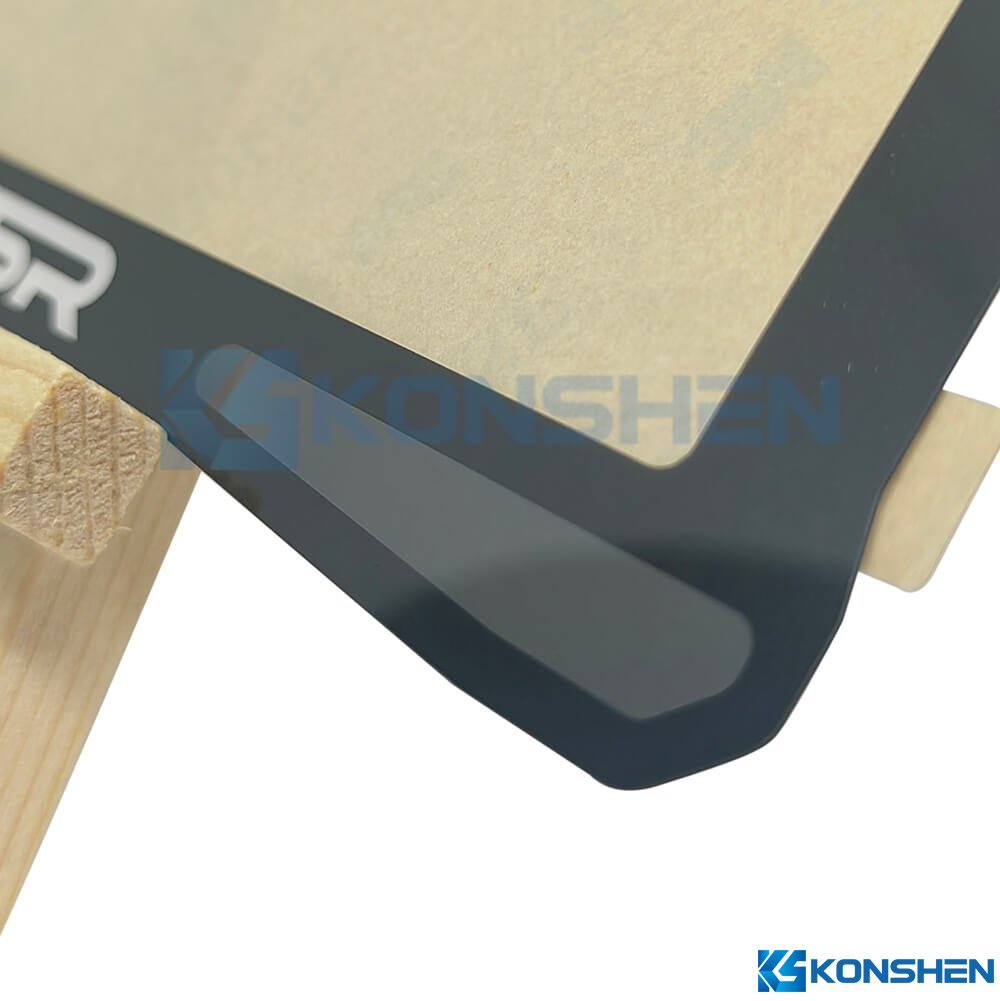 Custom 0.33mm Ultra Thin Chemically Strengthened Cover Glass Panel