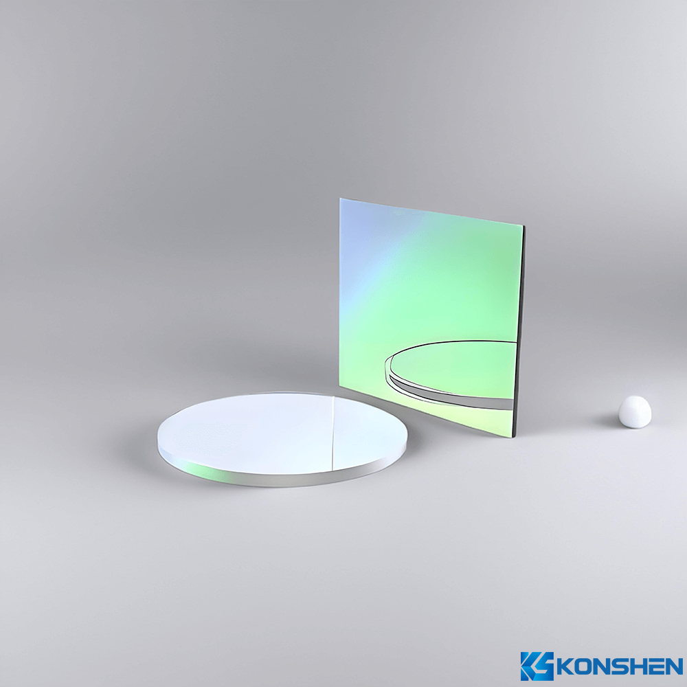  Customized High-Quality Semi Transparent Half Mirror Coating Tempered Glass For Optical Use