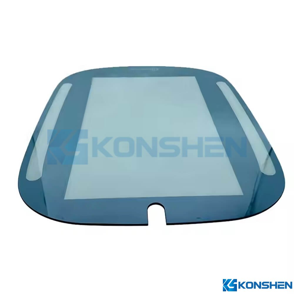 Custom 2mm Mirror Coated Glass Cover Panel for Smart Devices