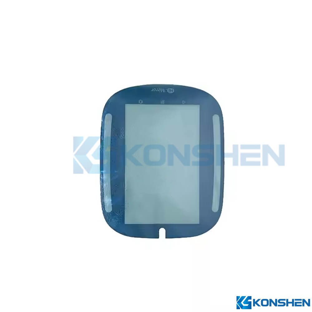 Custom 2mm Mirror Coated Glass Cover Panel for Smart Devices