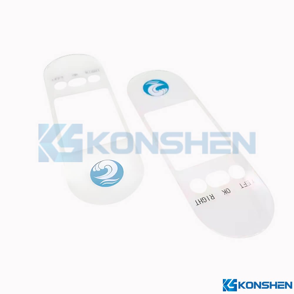 Custom 1.1mm Silk Screen Printed Tempered Glass Elevator Control Panel Cover Glass