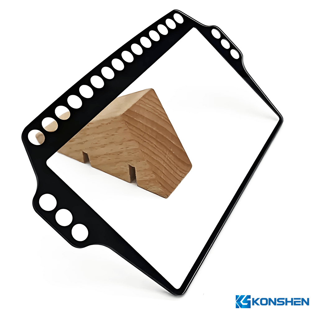 OEM 1mm Chemical Strengthened Silk Screen Printing Cover Glass