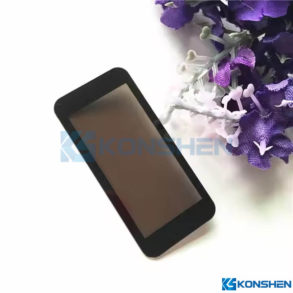 OEM 0.33mm Ultra Thin Diplay Cover Glass Panel with Semi Transparent Printing