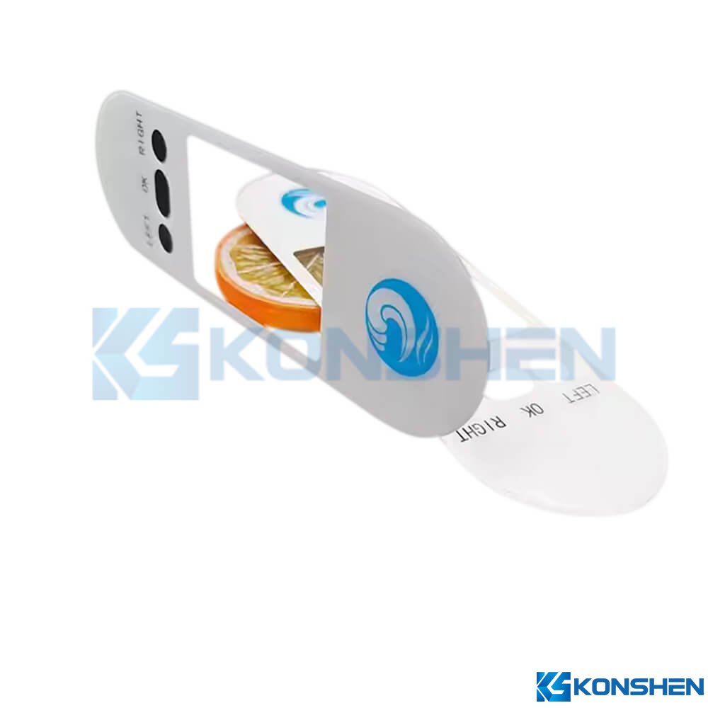 Custom 1.1mm Silk Screen Printed Tempered Glass Elevator Control Panel Cover Glass