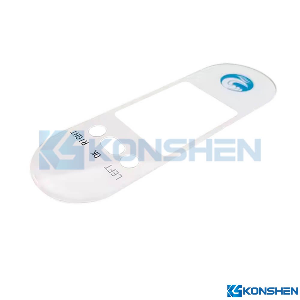 Custom 1.1mm Silk Screen Printed Tempered Glass Elevator Control Panel Cover Glass
