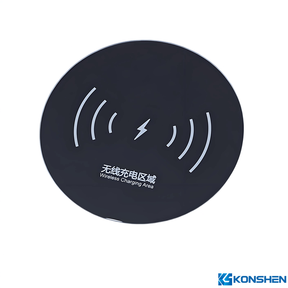 Round Shape Physically Tempered Display Glass For Smart Touch Panel