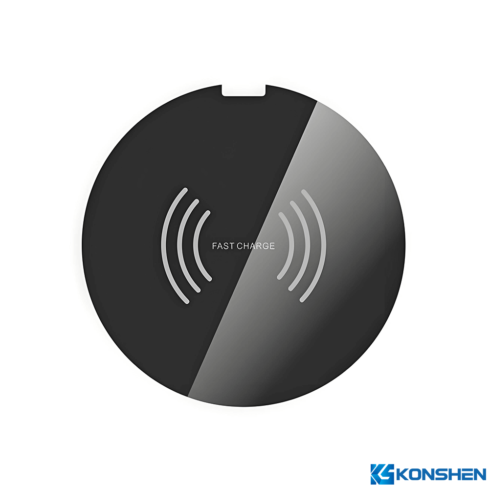 Round Shape Physically Tempered Display Glass For Smart Touch Panel