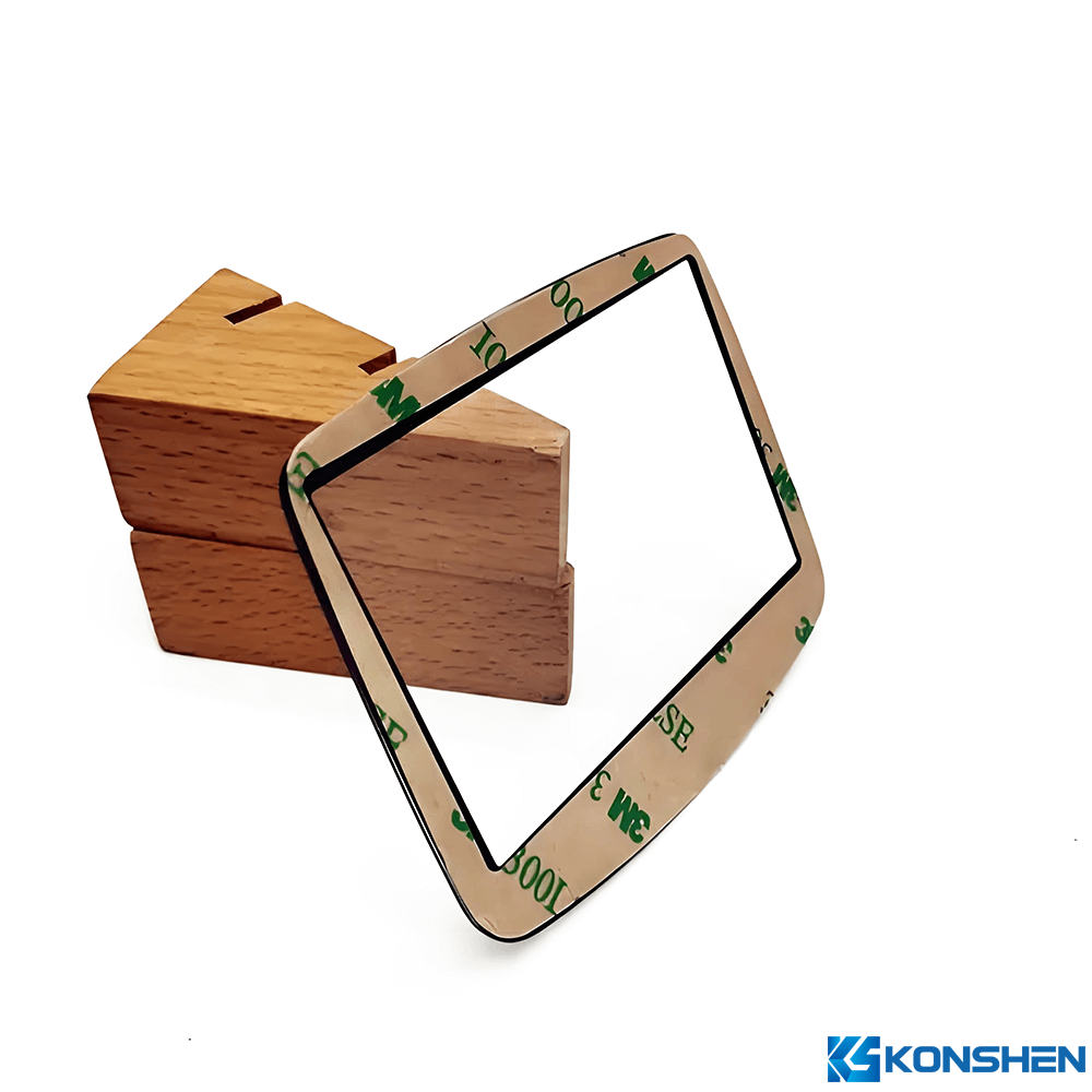 OEM 1mm Chemical Strengthened Silk Screen Printing Cover Glass