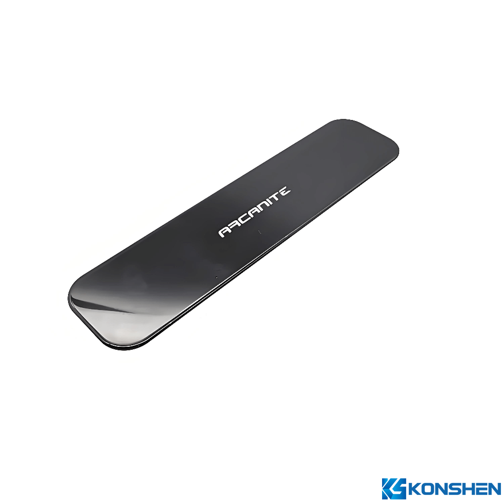 Custom 1.1mm Round Edge Tempered Glass with Silk Screen Printing