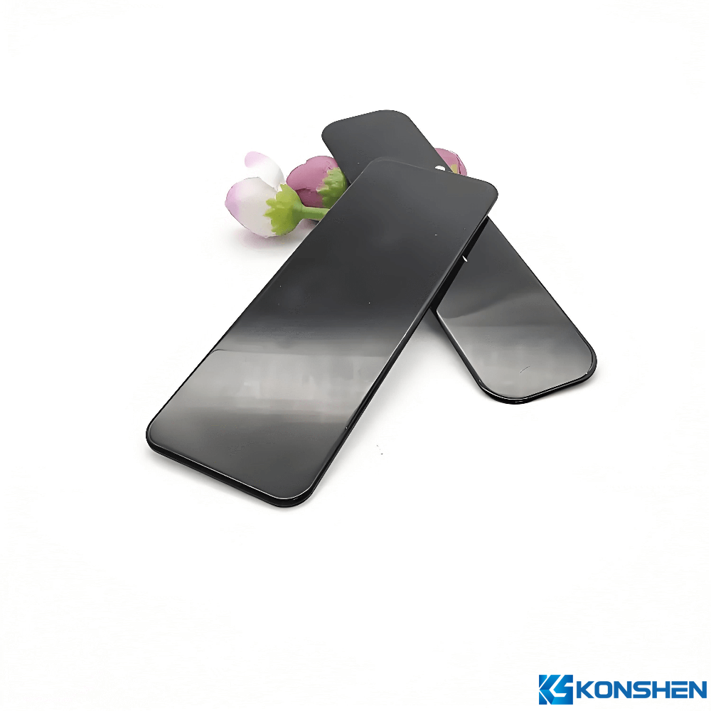 Custom 1.1mm Round Edge Tempered Glass with Silk Screen Printing