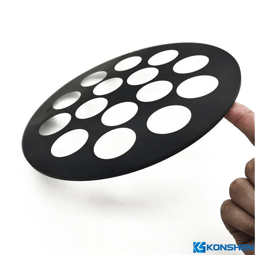 3mm Physically Tempered Cover Glass Panel with Flexible Printing for LED Lighting